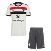 Manchester United Auswärts-Fußballtrikot 2024/25 (Trikot + Shorts)